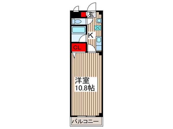 パルティ－ル上尾Bの物件間取画像